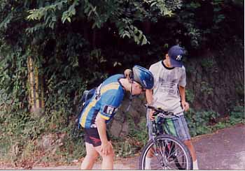 写真マウンテンバイクで サイクリング toヘレン